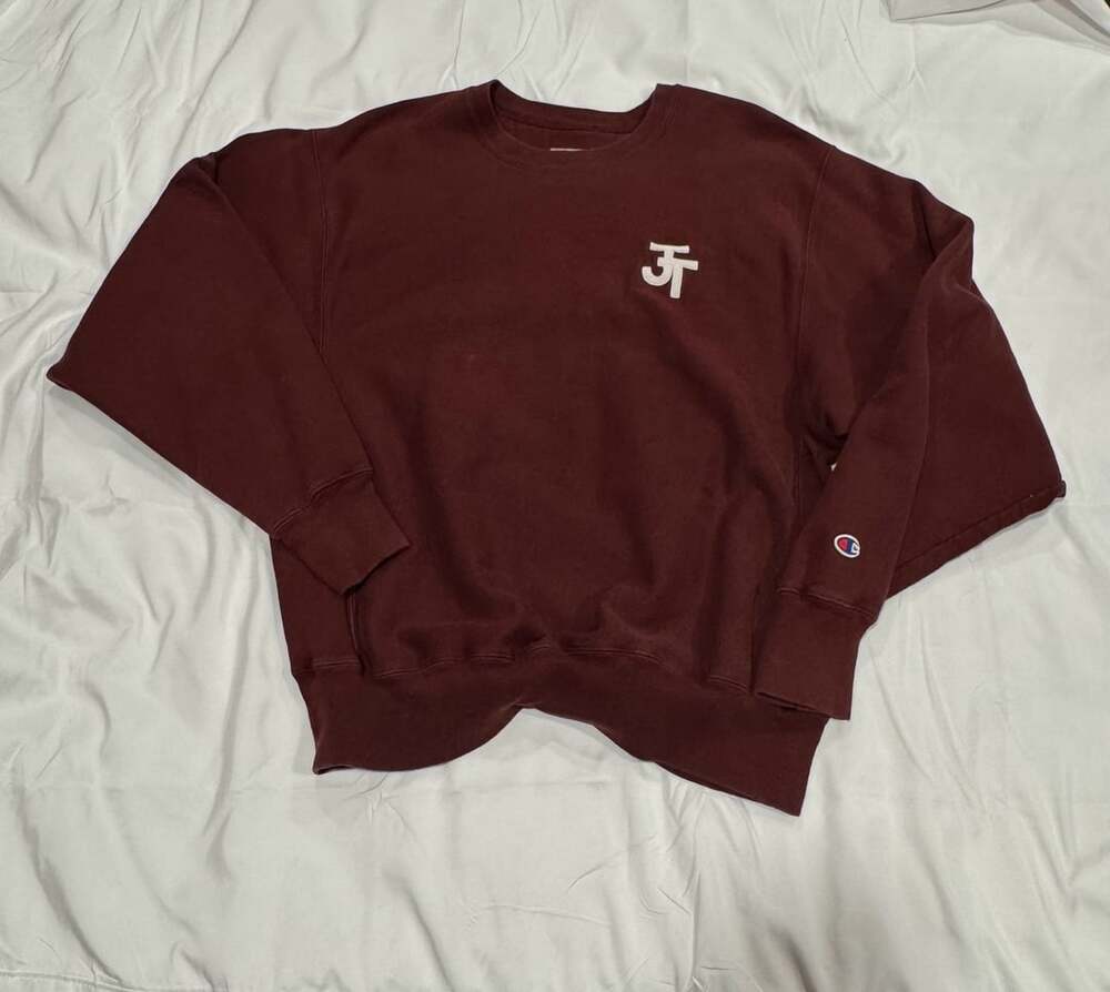 Vintage 90’s Champion Reverse Weave Sweatshirt Burgundy Y2K